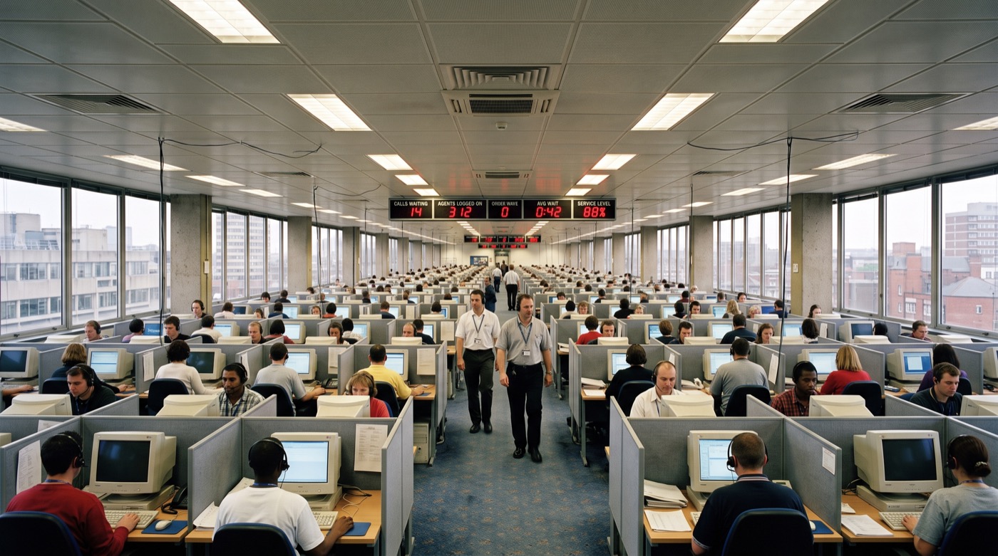 An old call centre